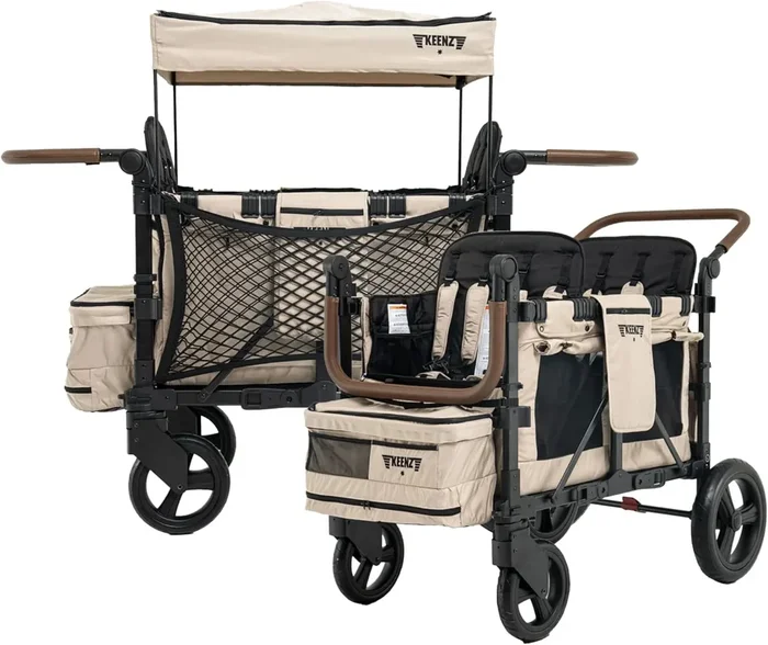 XC+Evo Luxury Comfort Stroller Wagon 4 Passenger – Mocha