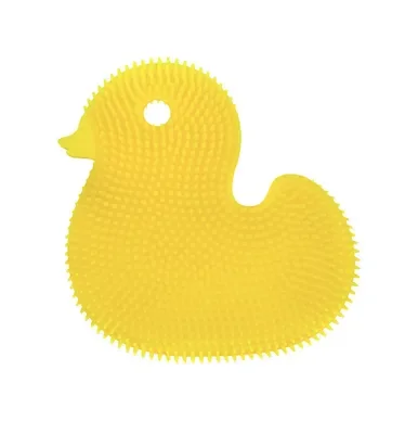 Yellow Duck Silicone Bath Scrub