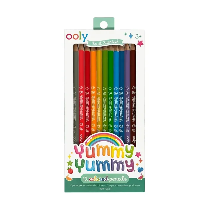 Yummy Yummy Fruit Scented Colored Pencils- Set of 12