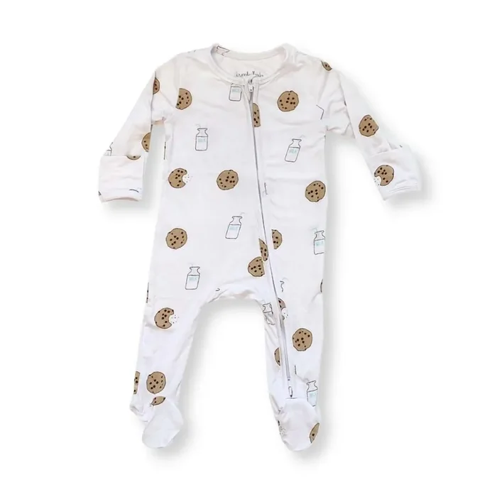 Zippered Footie In Cookie Craze