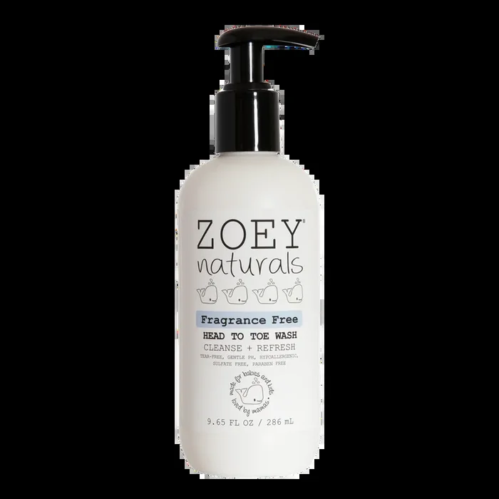 Zoey Naturals Head to Toe Wash | Fragrance Free