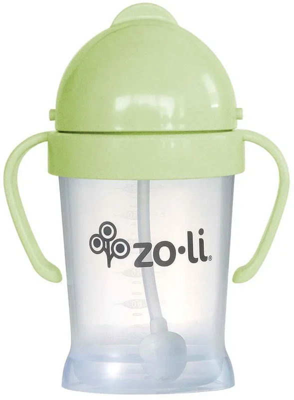 Zoli Bot Weighted Straw Sippy Cup, 6oz – Sage Green