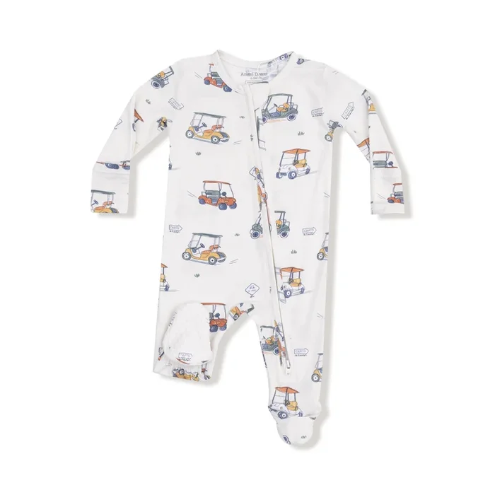 Zooming Galf Carts 2 Way Zipper Footie